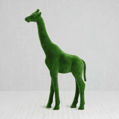 Grande topiaire de girafe